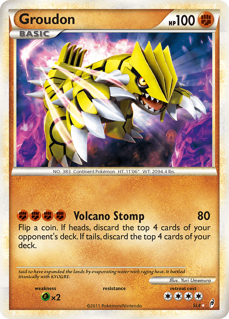 Groudon (Shiny) — Pokémon TCG card
