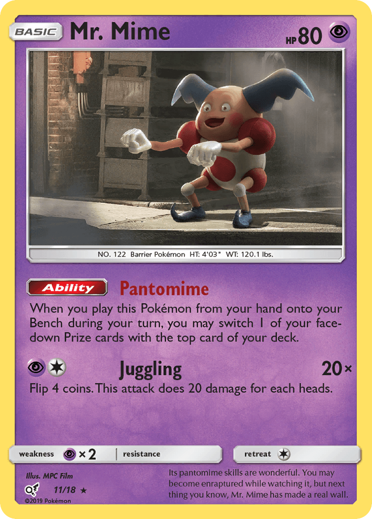 Mr. Mime — Pokémon TCG card