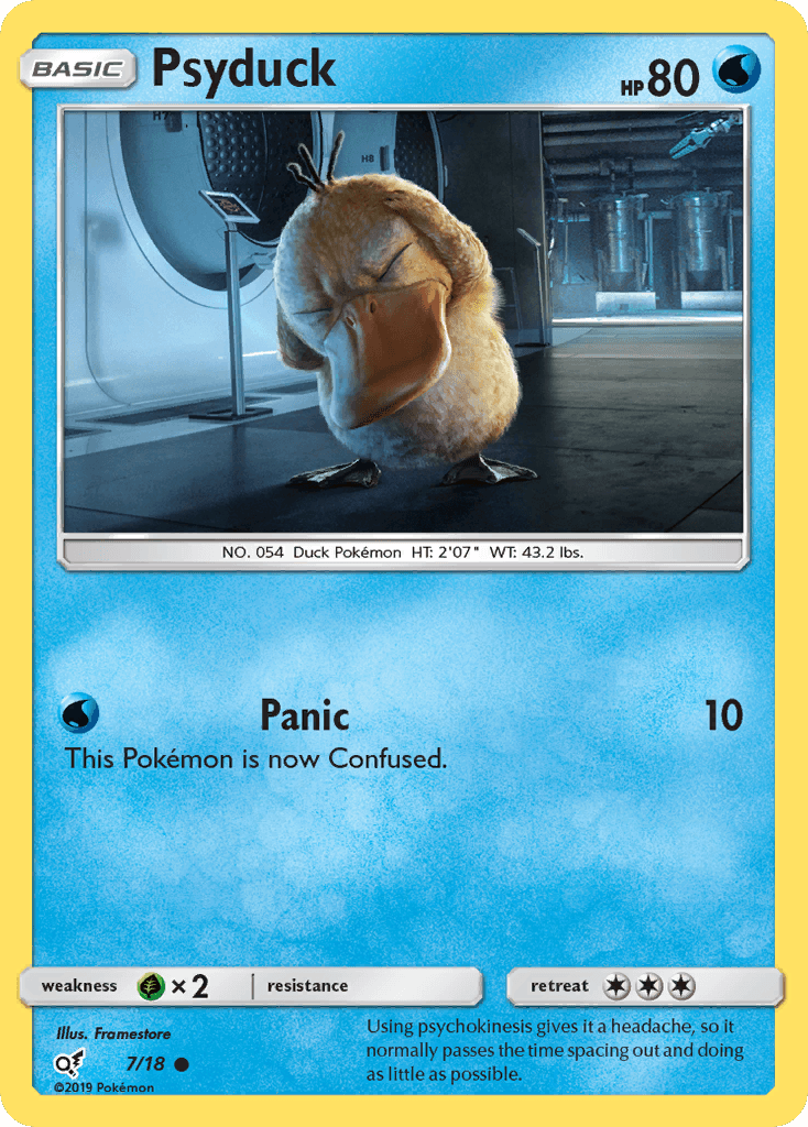 Psyduck - 007 — ME: Mega Evolution Promo Pokémon TCG card by Jiro Sasumo