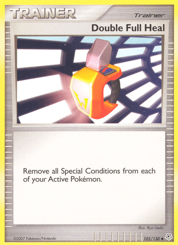 Double Full Heal — Diamond and Pearl Pokémon TCG card by Ryo Ueda