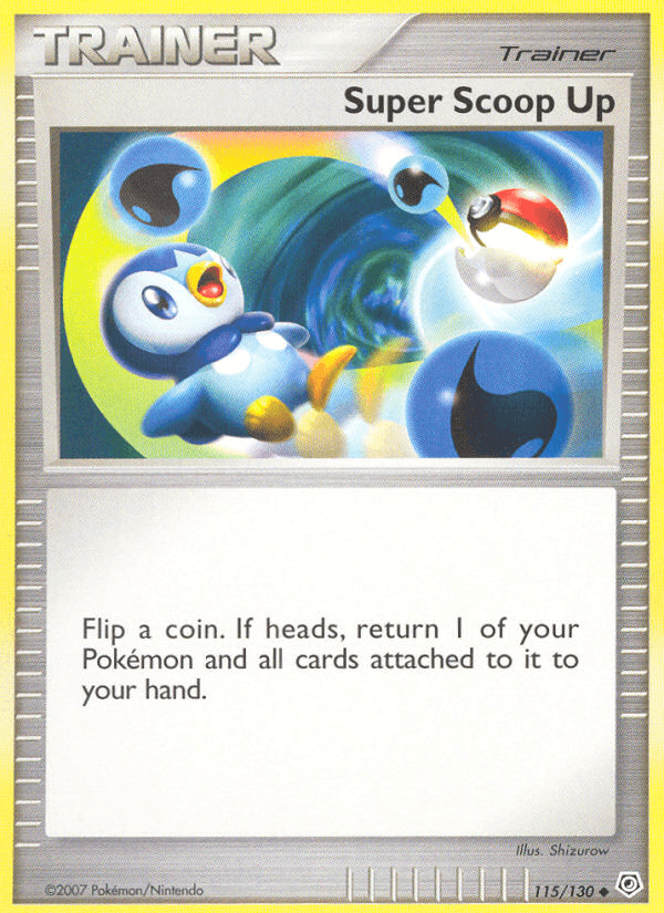 Super Scoop Up — Diamond and Pearl Pokémon TCG card by Shizurow