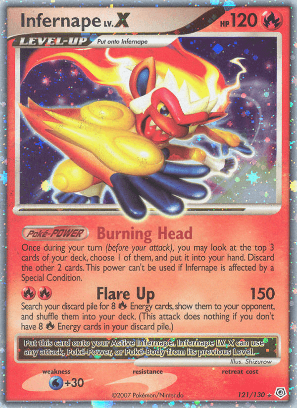 Infernape LV.X — Diamond and Pearl