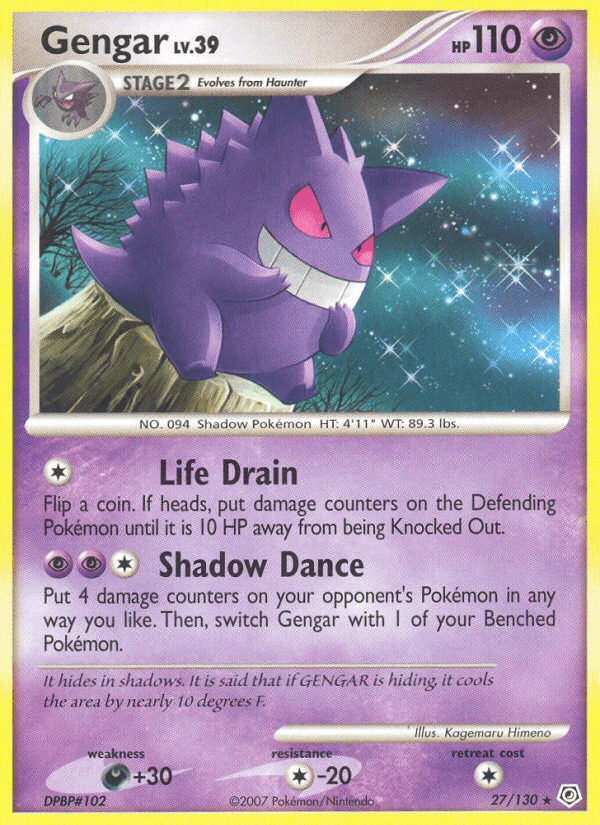 Gengar — Pokémon TCG card