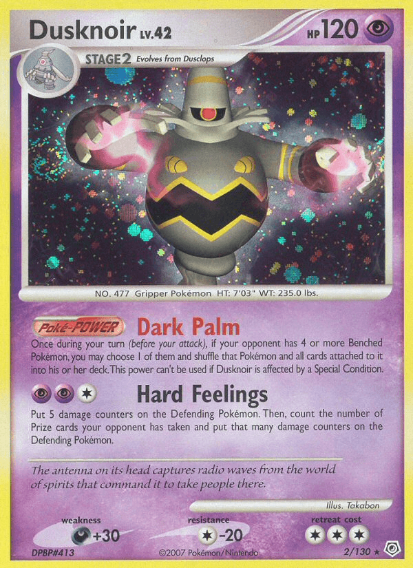 Dusknoir — Diamond and Pearl Pokémon TCG card by Takabon