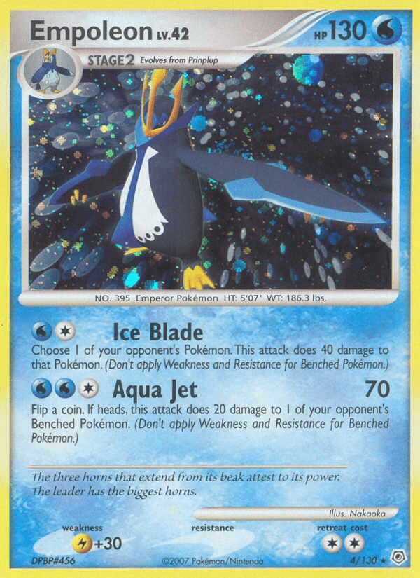 Empoleon — Diamond and Pearl Pokémon TCG card by Nakaoka