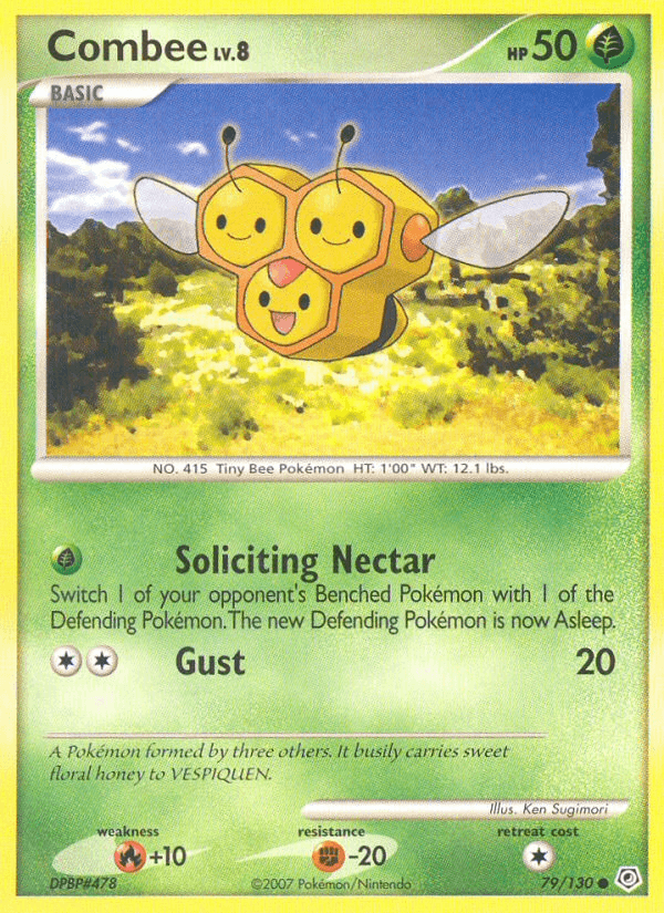 Combee — Diamond and Pearl Pokémon TCG card by Ken Sugimori