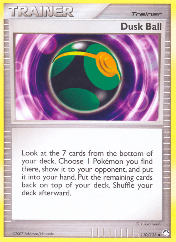 Dusk Ball — Mysterious Treasures Pokémon TCG card by Ryo Ueda