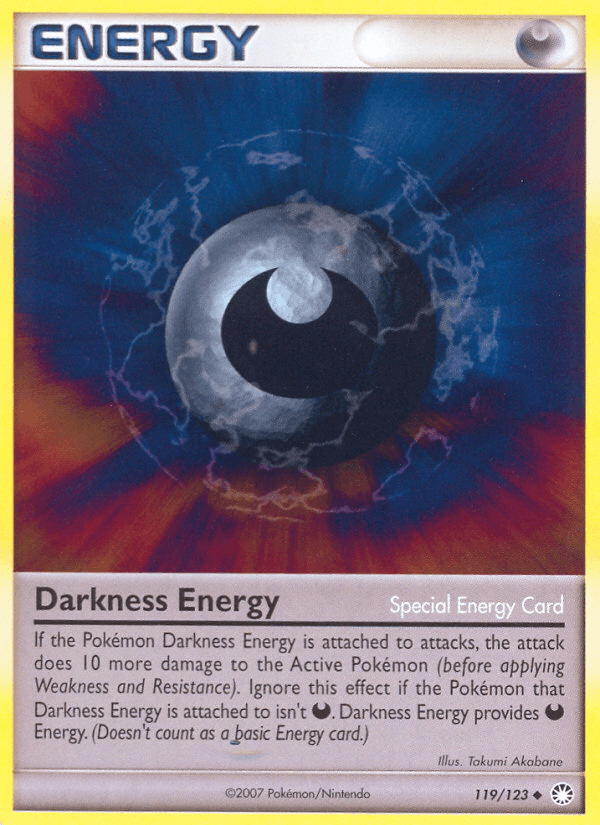 Darkness Energy — Mysterious Treasures Pokémon TCG card by Takumi Akabane