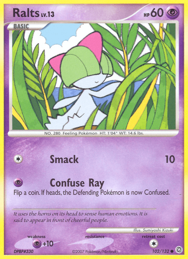Ralts — Secret Wonders Pokémon TCG card by Sumiyoshi Kizuki