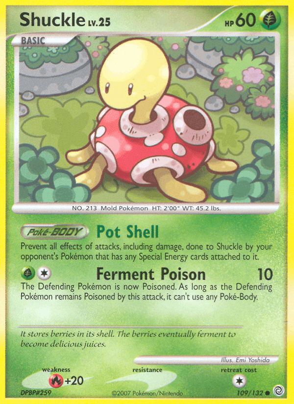 Shuckle — Secret Wonders Pokémon TCG card by Emi Yoshida