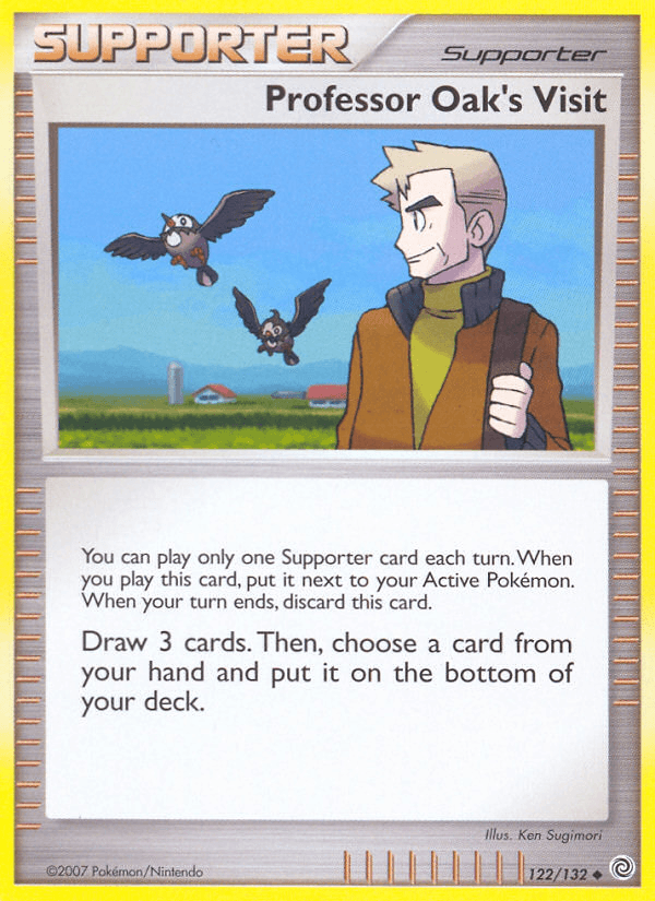 Professor Oak's Visit — Secret Wonders Pokémon TCG card by Ken Sugimori