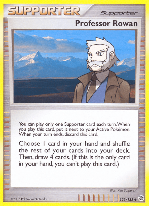 Professor Rowan — Secret Wonders Pokémon TCG card by Ken Sugimori