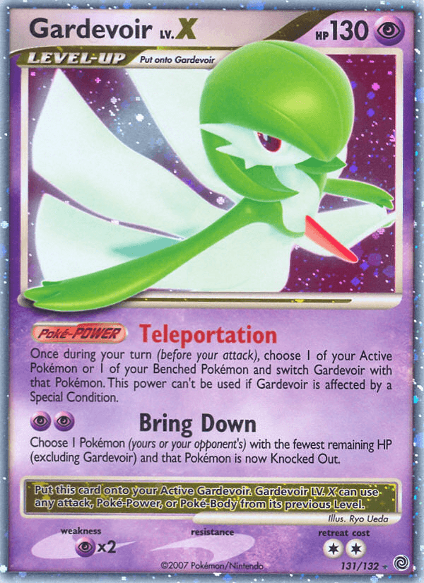 Gardevoir LV.X — Pokémon TCG card