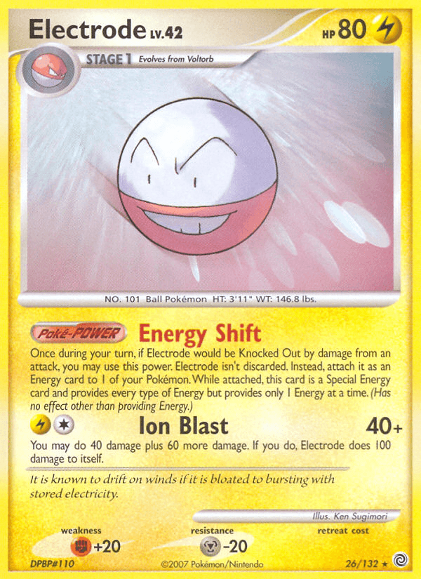 Electrode — Secret Wonders Pokémon TCG card by Ken Sugimori