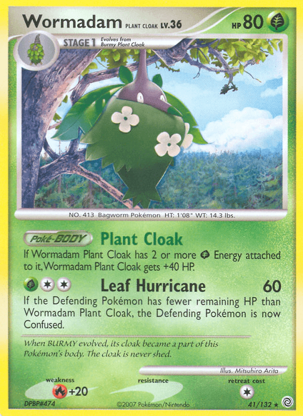 Wormadam Plant Cloak — Secret Wonders Pokémon TCG card by Mitsuhiro Arita