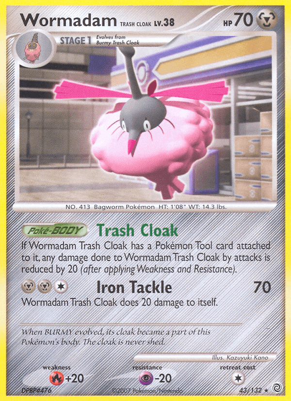 Wormadam Trash Cloak — Secret Wonders Pokémon TCG card by Kazuyuki Kano