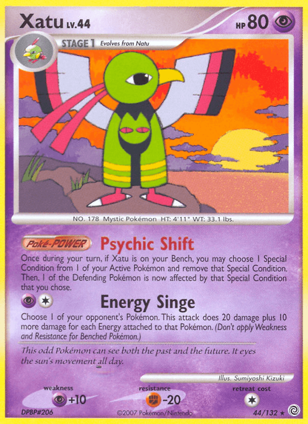 Xatu — Secret Wonders Pokémon TCG card by Sumiyoshi Kizuki