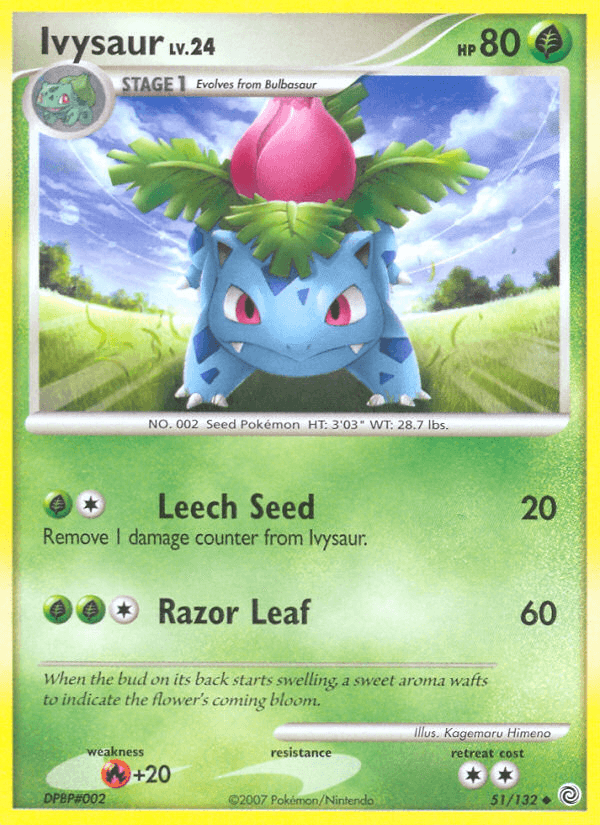 Ivysaur — Secret Wonders Pokémon TCG card by Kagemaru Himeno