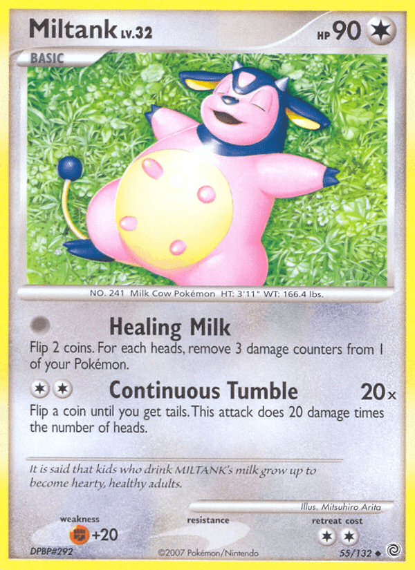 Miltank — Secret Wonders Pokémon TCG card by Mitsuhiro Arita