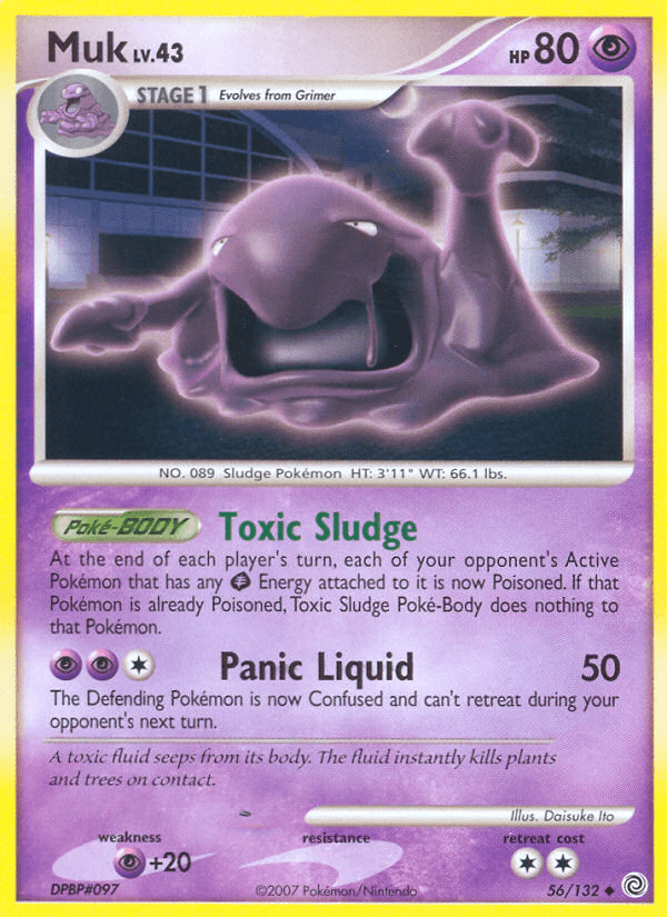 Muk — Secret Wonders Pokémon TCG card by Daisuke Ito