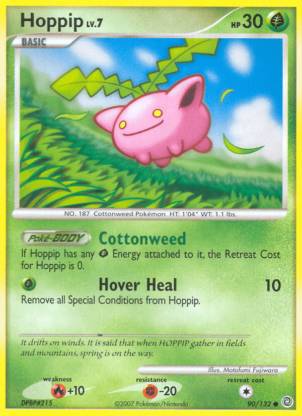 Hoppip — Secret Wonders Pokémon TCG card by Motofumi Fujiwara