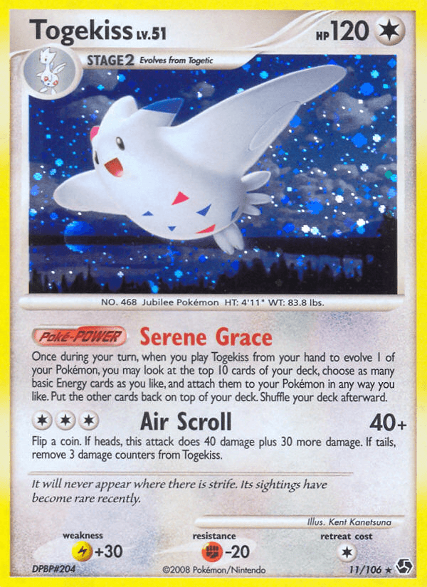 Togekiss — Great Encounters Pokémon TCG card by Kent Kanetsuna