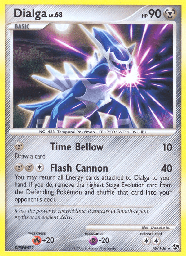 Dialga — Great Encounters Pokémon TCG card by Daisuke Ito