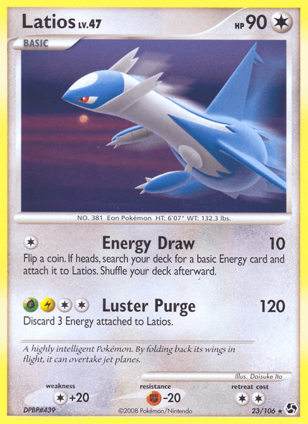 Latios — Great Encounters Pokémon TCG card by Daisuke Ito
