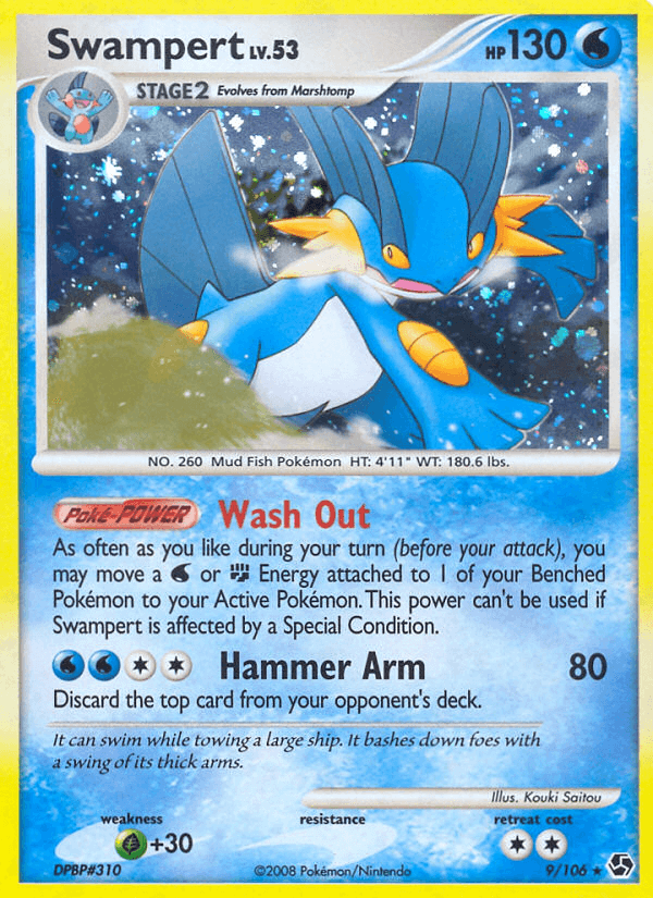 Swampert — Pokémon TCG card