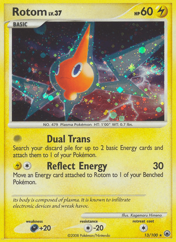 Rotom — Majestic Dawn Pokémon TCG card by Kagemaru Himeno