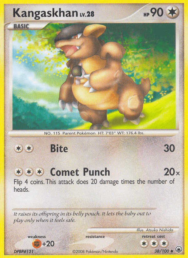 Kangaskhan — Majestic Dawn Pokémon TCG card by Atsuko Nishida