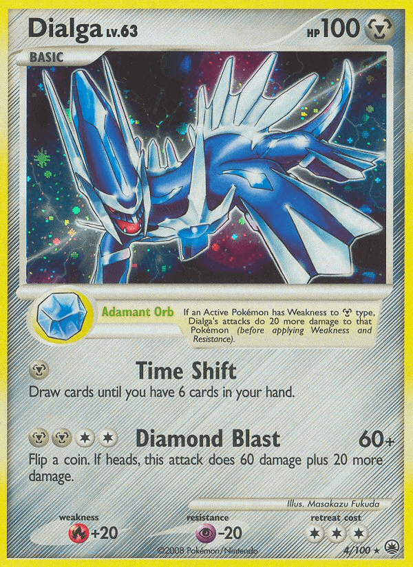 Dialga — Majestic Dawn Pokémon TCG card by Masakazu Fukuda