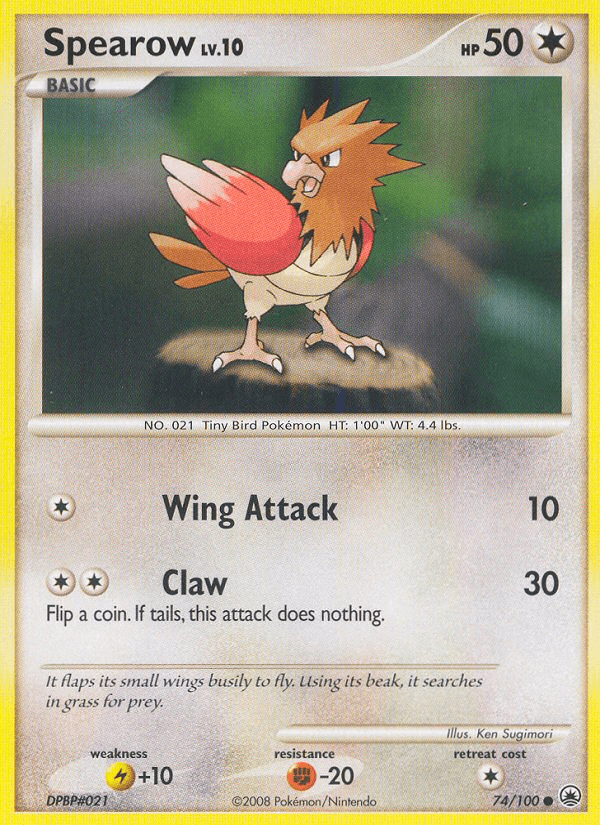 Spearow — Majestic Dawn Pokémon TCG card by Ken Sugimori
