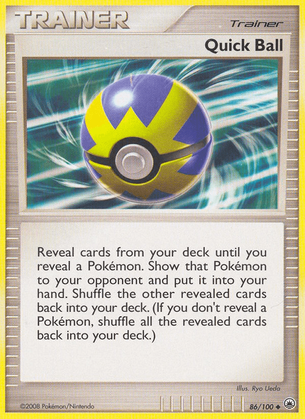 Quick Ball — Majestic Dawn Pokémon TCG card by Ryo Ueda