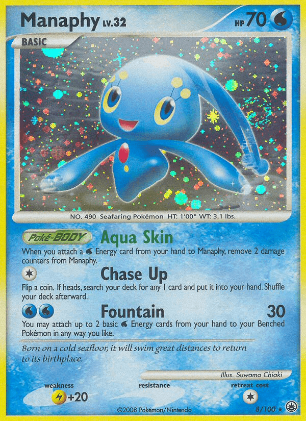 Manaphy — Majestic Dawn Pokémon TCG card by Suwama Chiaki