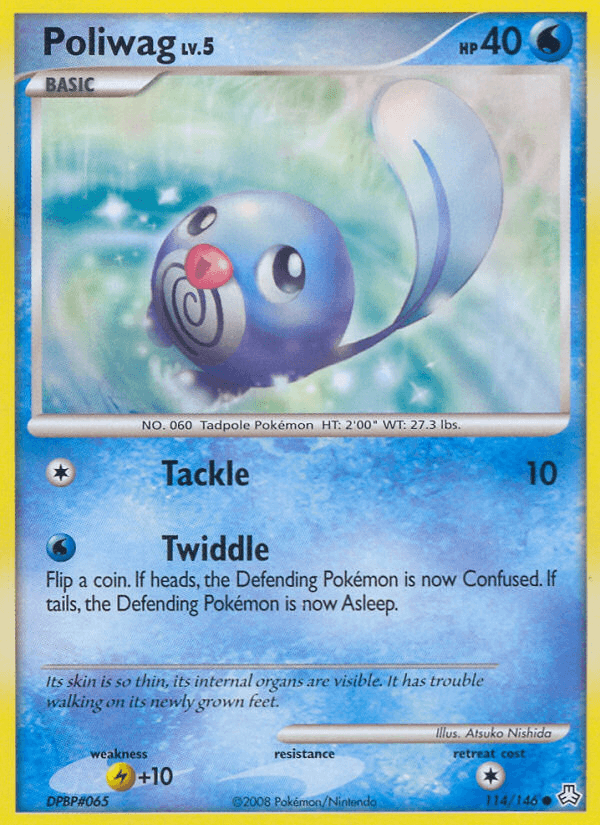 Poliwag — Legends Awakened Pokémon TCG card by Atsuko Nishida