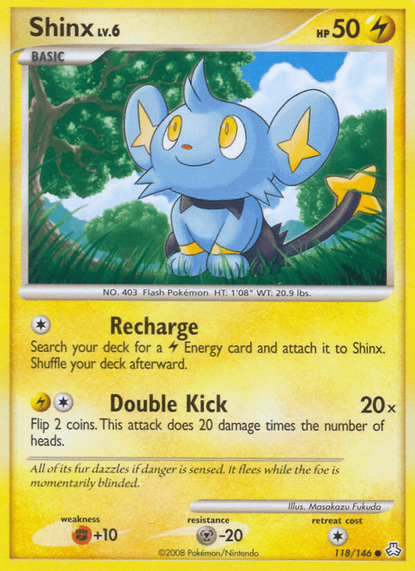 Shinx — Legends Awakened Pokémon TCG card by Masakazu Fukuda