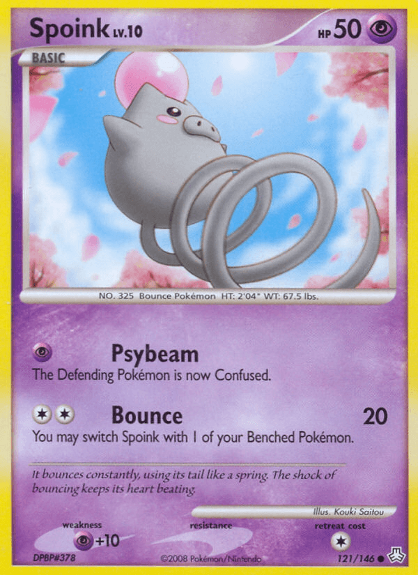Spoink — Legends Awakened Pokémon TCG card by Kouki Saitou
