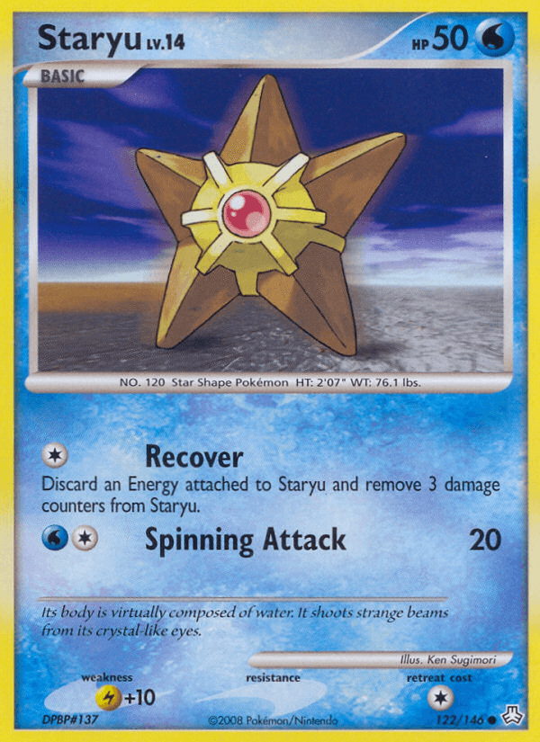 Staryu — Legends Awakened Pokémon TCG card by Ken Sugimori