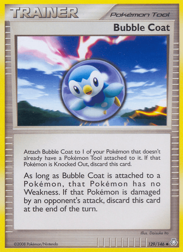 Bubble Coat — Legends Awakened Pokémon TCG card by Daisuke Ito