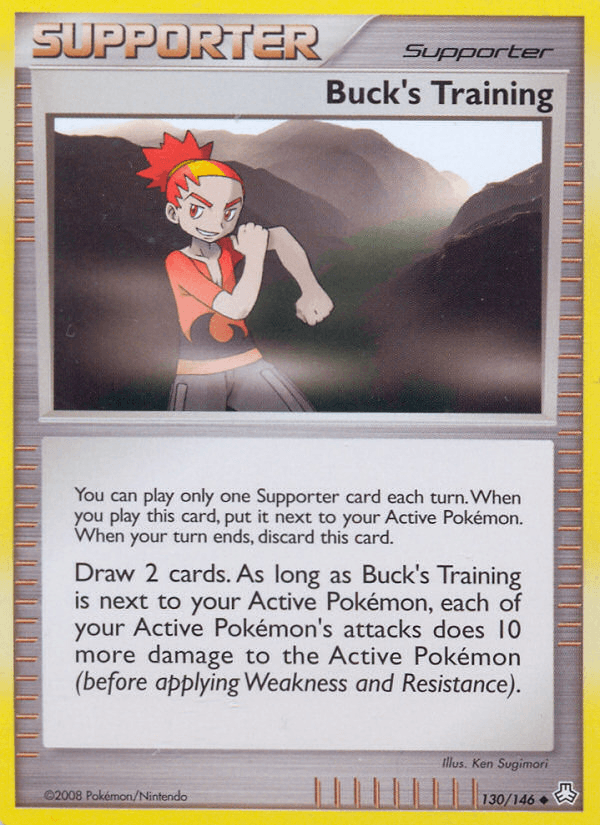 Buck's Training — Legends Awakened Pokémon TCG card by Ken Sugimori