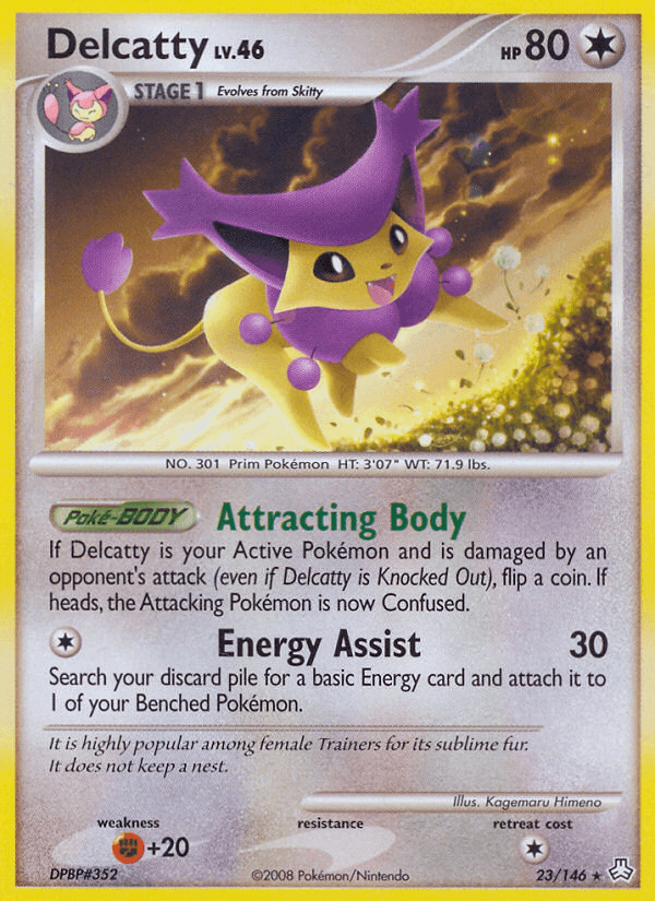 Delcatty — Legends Awakened Pokémon TCG card by Kagemaru Himeno