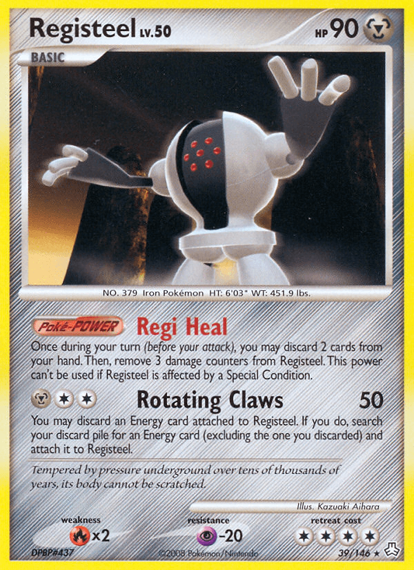 Registeel — Legends Awakened Pokémon TCG card by Kazuaki Aihara