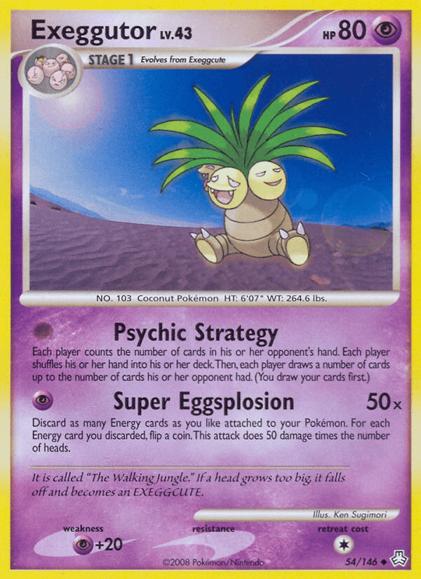 Exeggutor — Legends Awakened Pokémon TCG card by Ken Sugimori