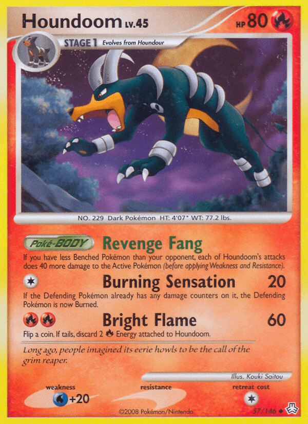 Houndoom — Legends Awakened Pokémon TCG card by Kouki Saitou