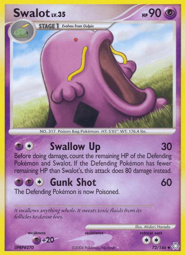 Swalot — Legends Awakened Pokémon TCG card by Midori Harada