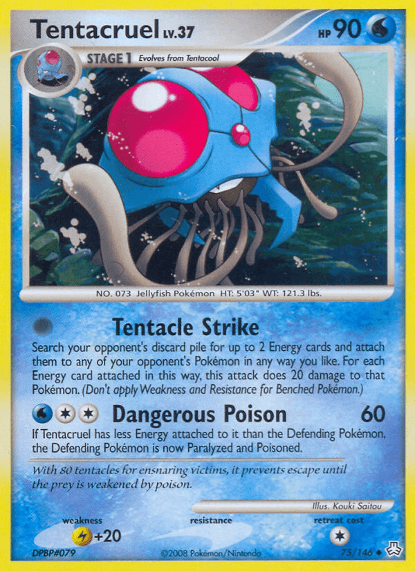 Tentacruel — Legends Awakened Pokémon TCG card by Kouki Saitou