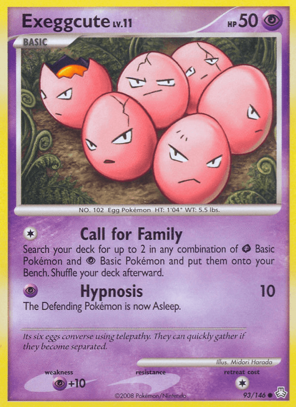 Exeggcute — Legends Awakened Pokémon TCG card by Midori Harada