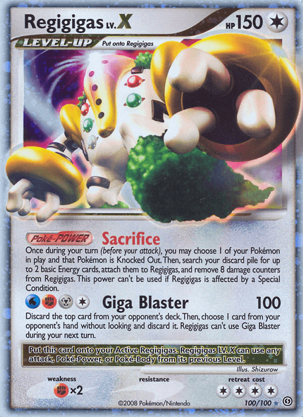 Regigigas LV.X — Pokémon TCG card