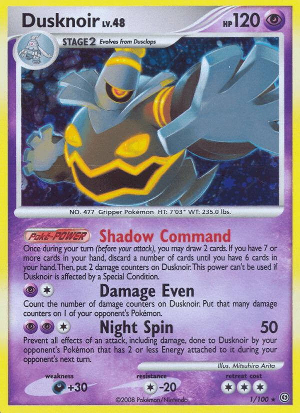 Dusknoir (1) — Stormfront Pokémon TCG card by Mitsuhiro Arita